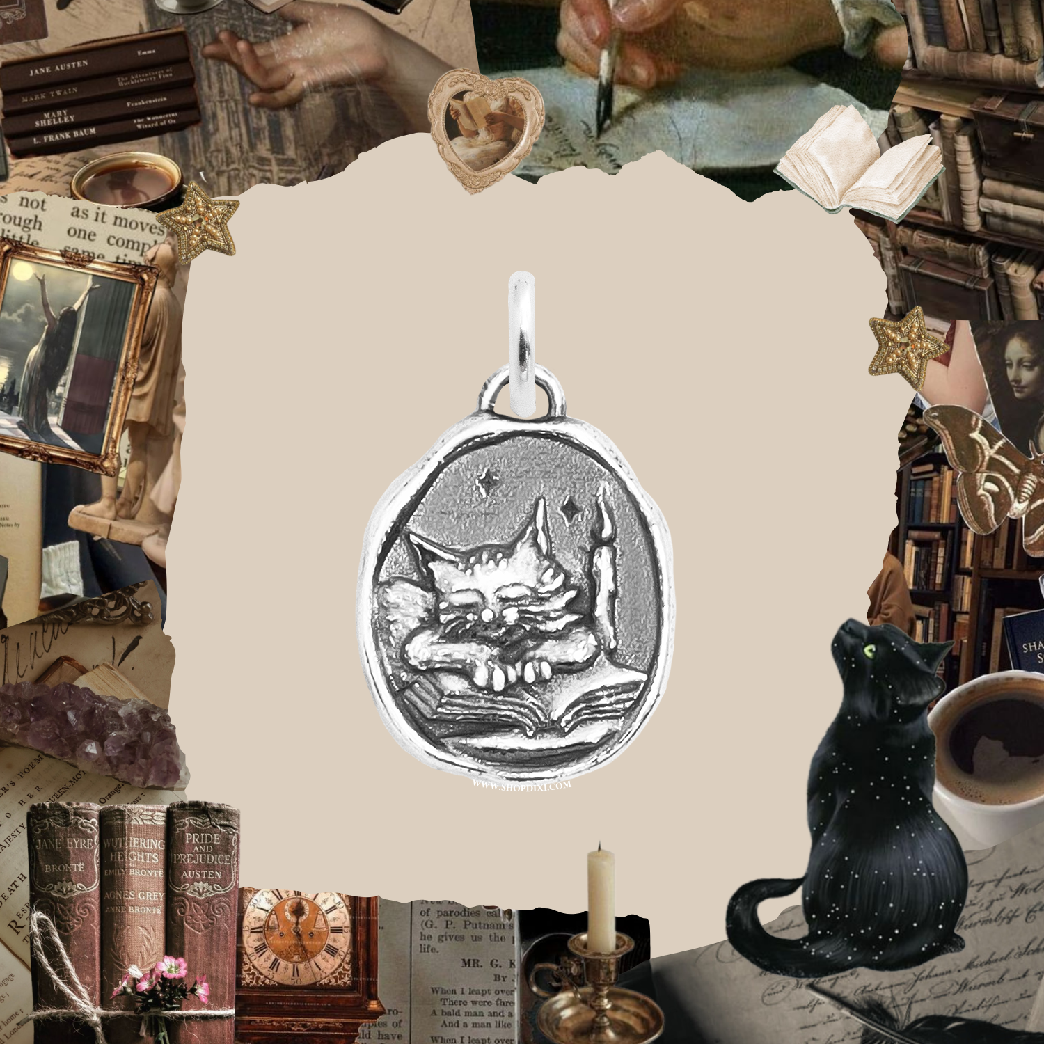 Shop Dixi Witchy Inspired Jewelry | Wax Seal Pendant