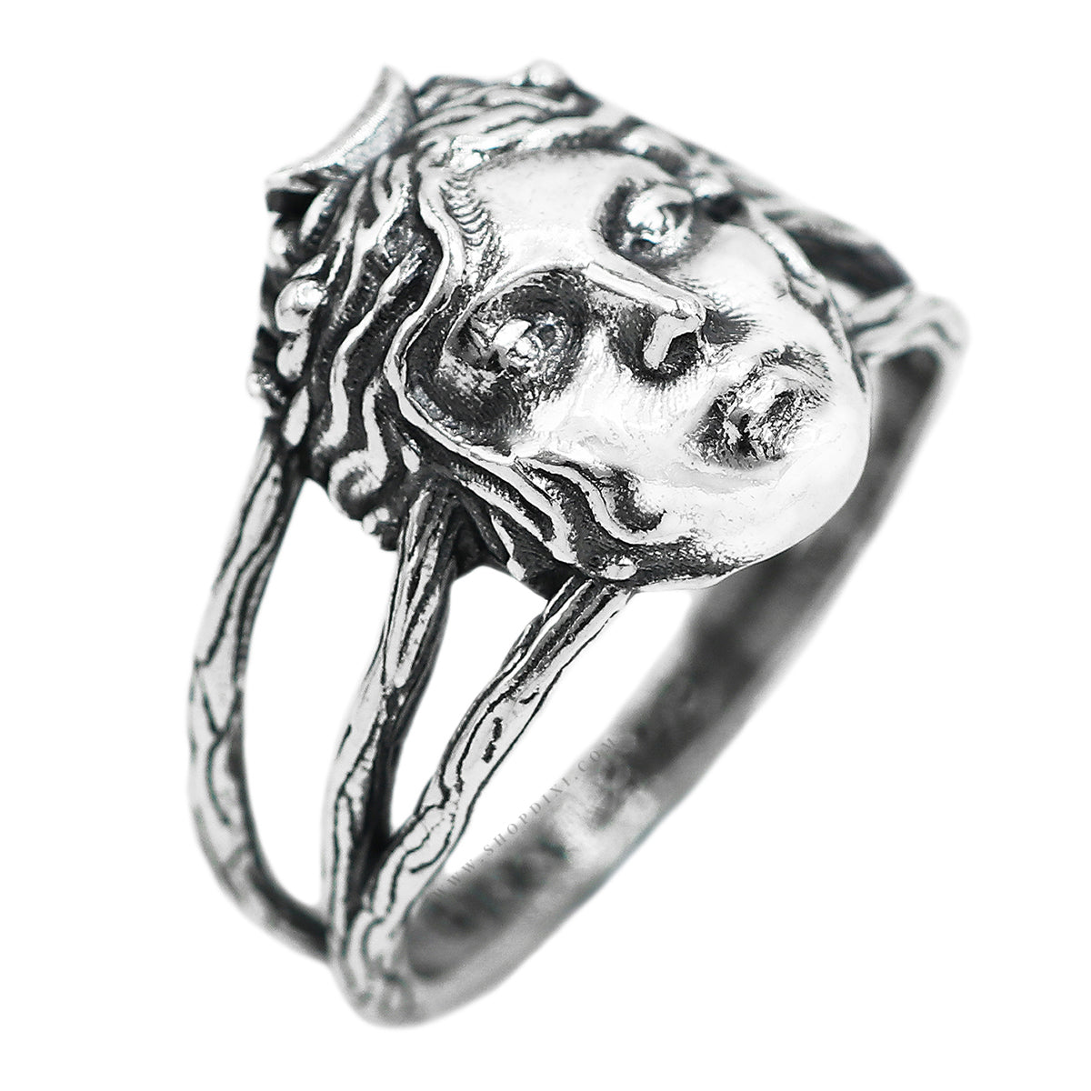 Shop Dixi Sterling Silver Artemis Goddess Ring