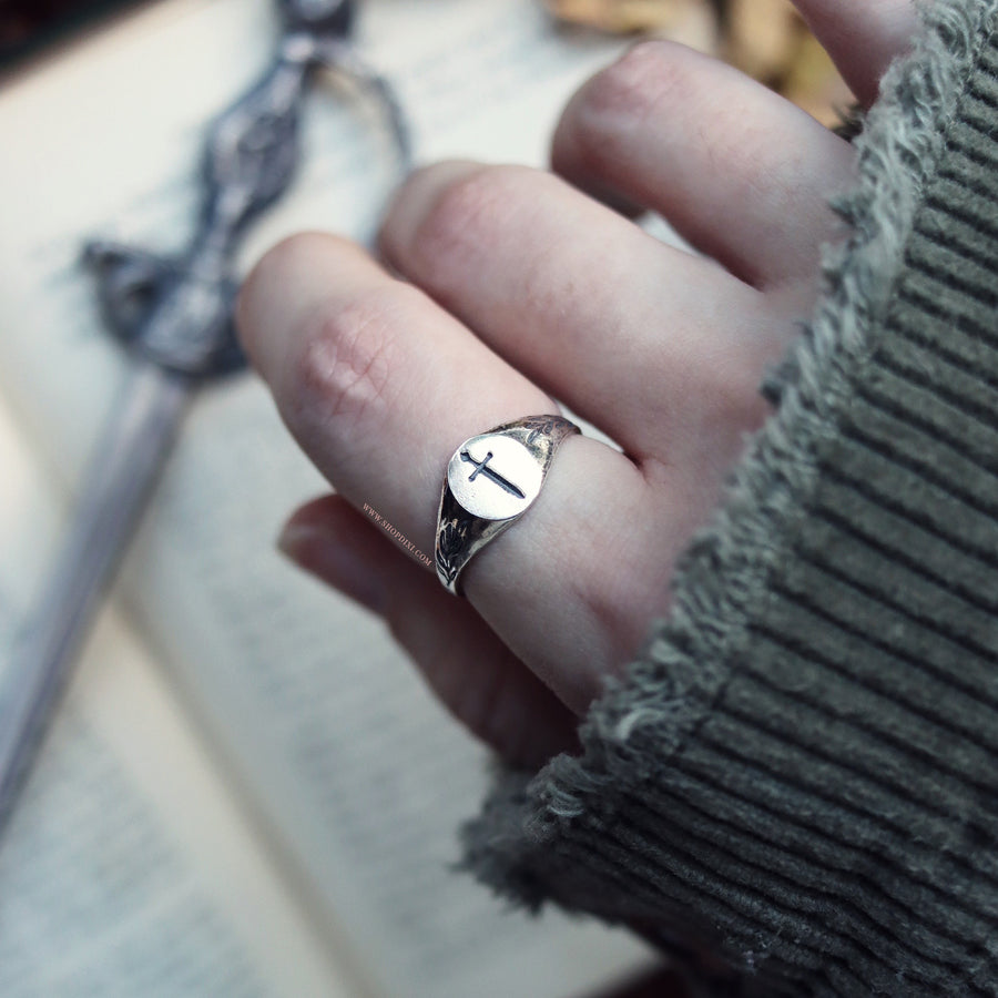 Tudor Secret Society Signet Ring