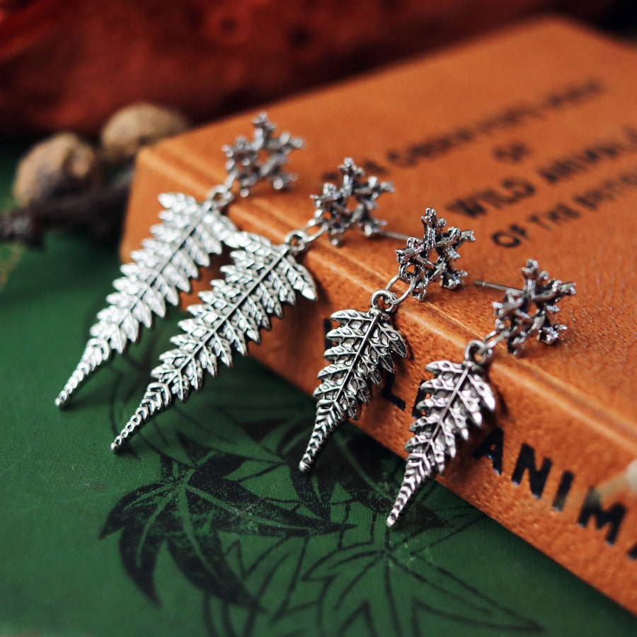 Willow Magick Fern Drop Earrings *Colour Select