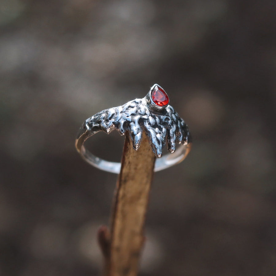 Sigma Octantis Icicle Ring Royal Red