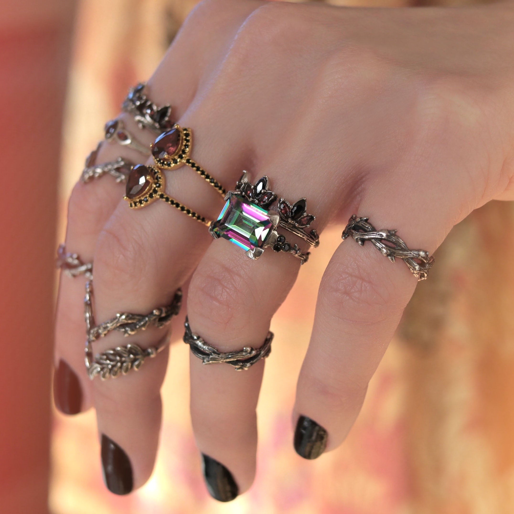 Shop Dixi Boho Ring | Mystic Gothic Thorn Sterling Silver Ring