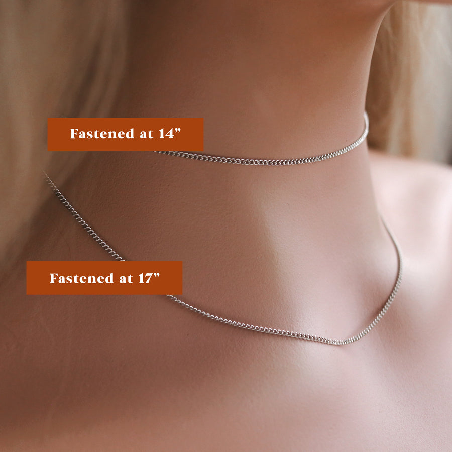 Simple Curb Chain Necklace from Shop Dixi