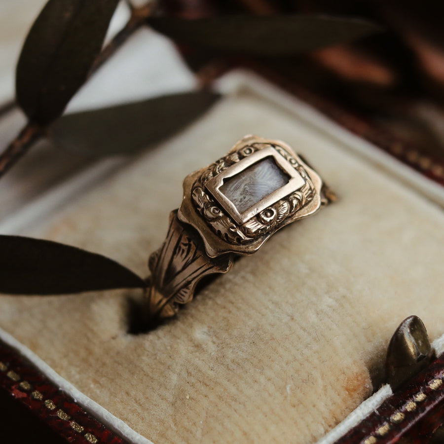 Antique | Aster Mourning Ring