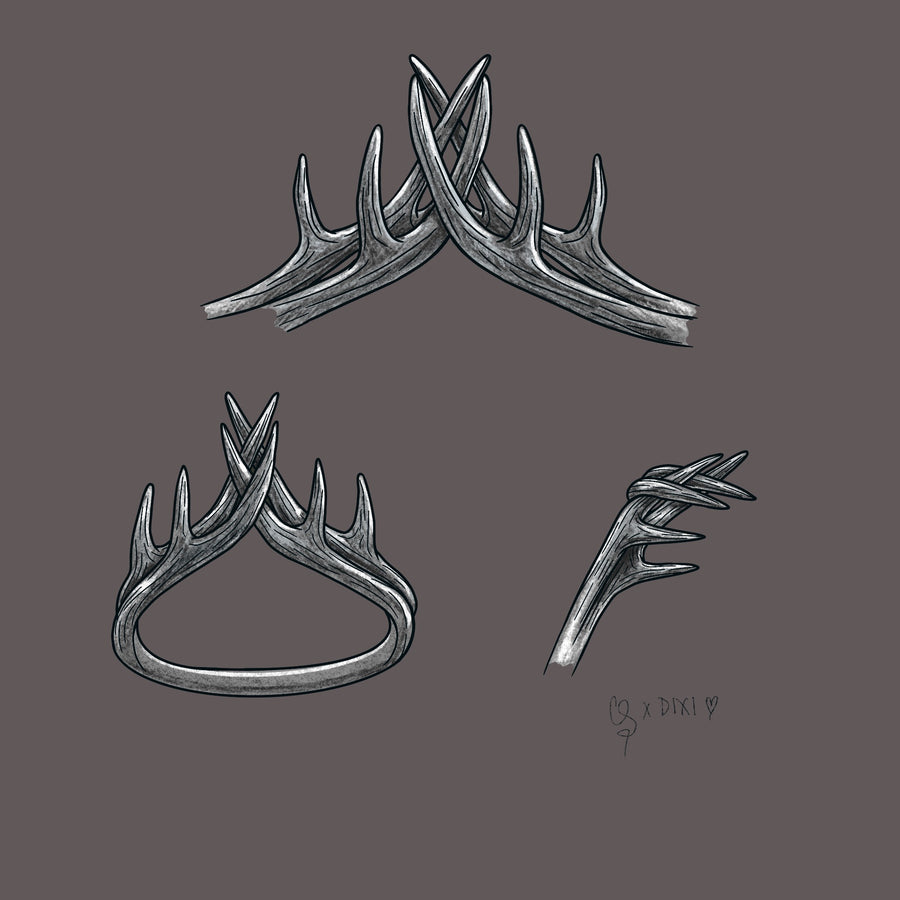© Chaser Spaeth Shop Dixi Antler Wishbone Ring