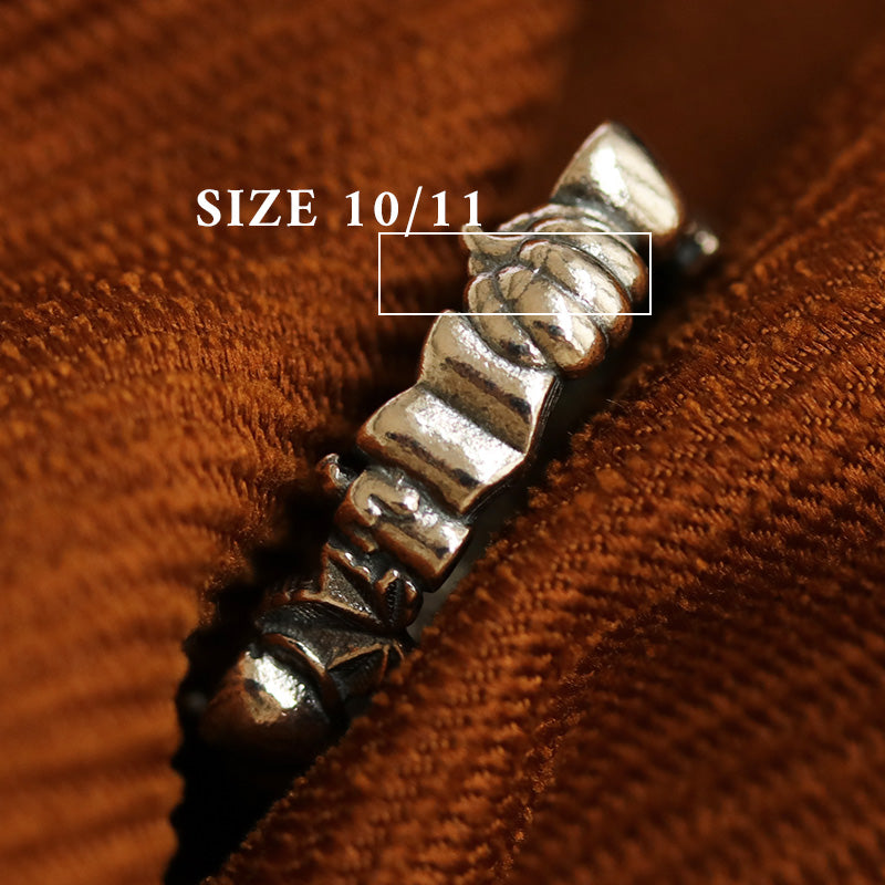 Autumn Witch Ring | Pumpkin, Candle & Coffee Silver Design – Shop Dixi