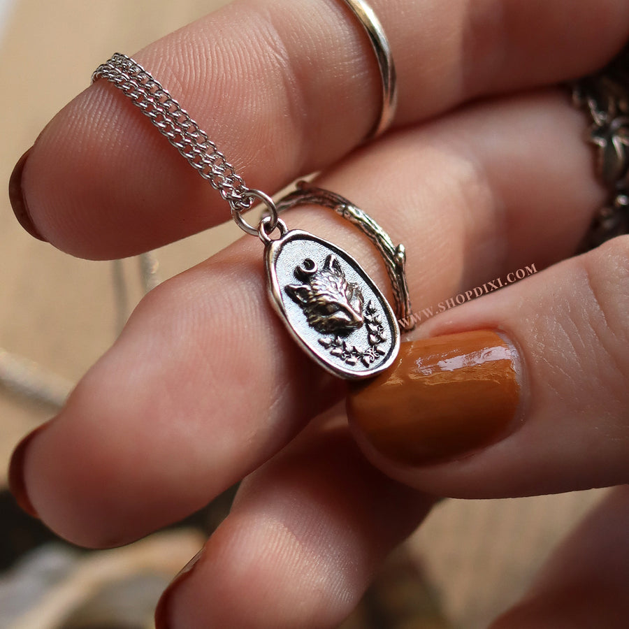 The Fox & The Ivy Wax Seal Necklace