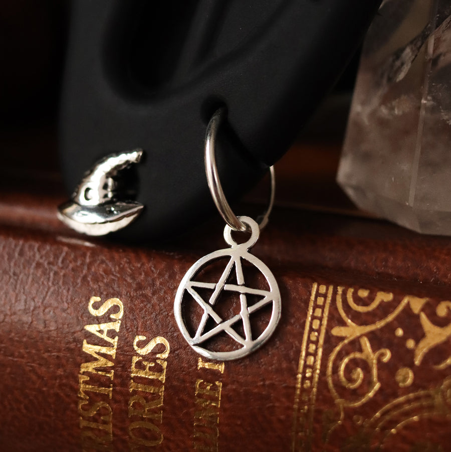 Spellbound Pentagram Mini Hoops