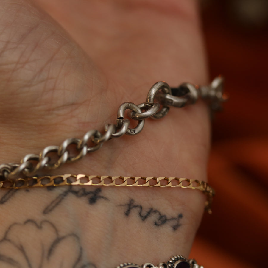 Vintage Reworked | Moon Libris Chunky Charm Bracelet