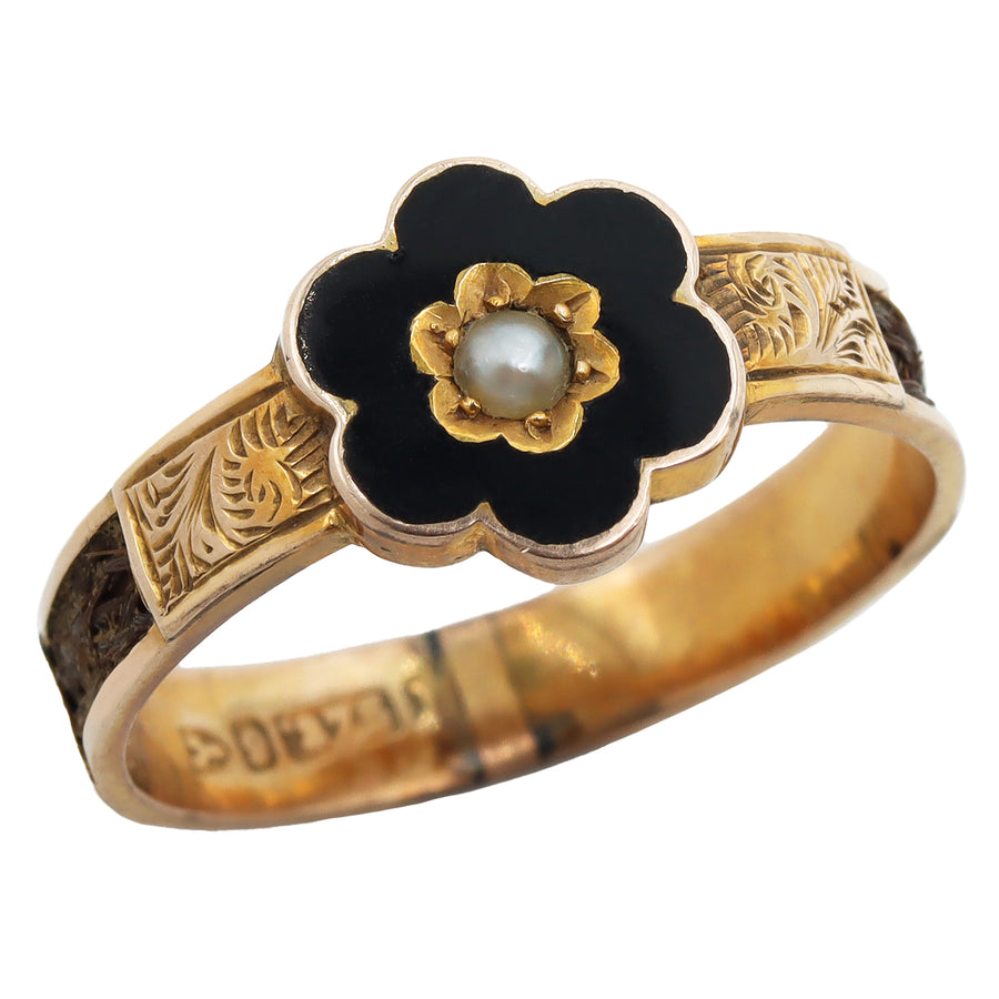 Antique | Cassia Braided Mourning Ring