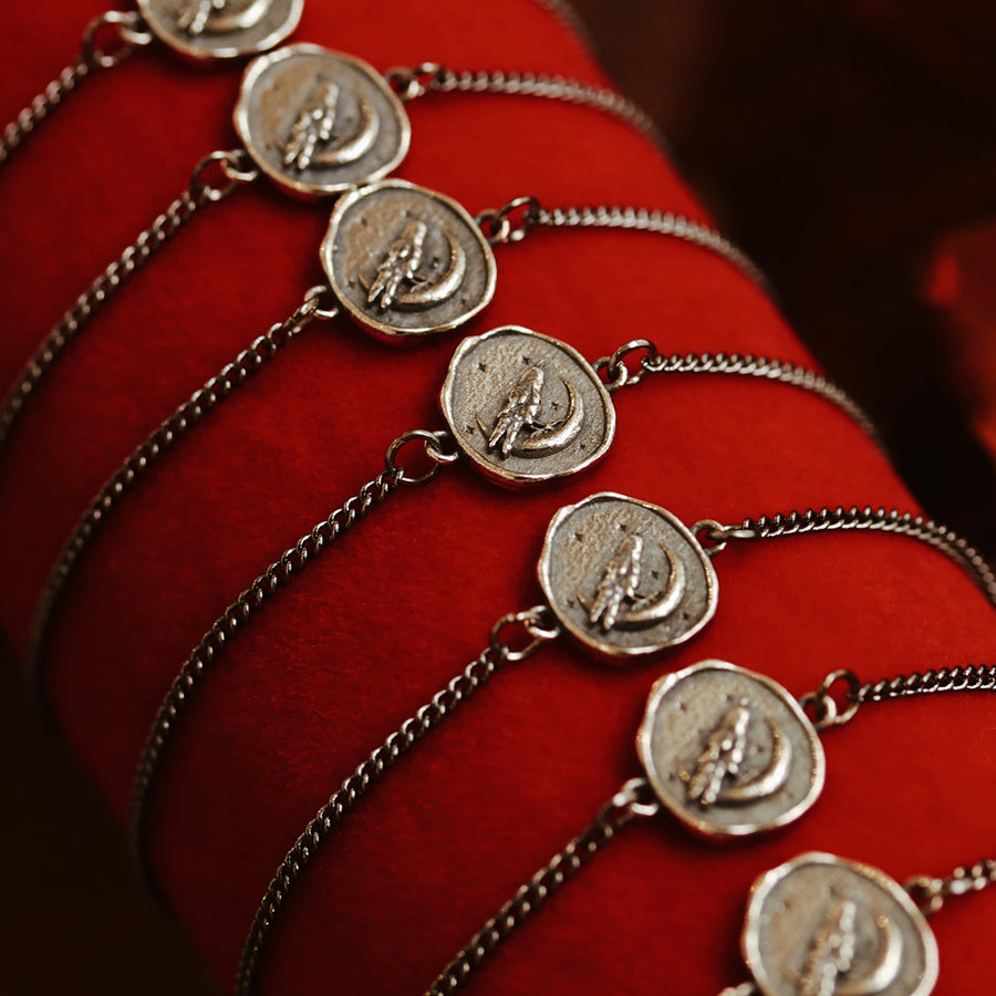 Limited Special | Corvus Wax Seal Gunmetal Bracelet