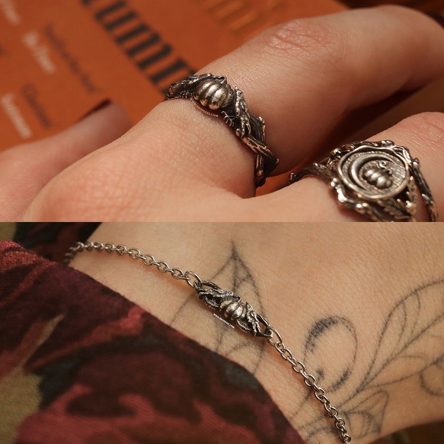 Guardians of Pumpkin Hollow Ring & Bracelet
