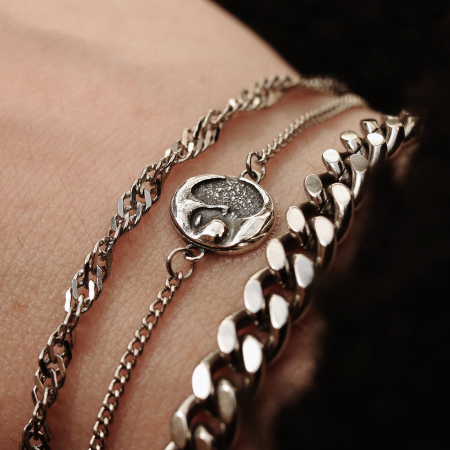 Lunaris Moon Crescent Witchy Gothic Bracelet