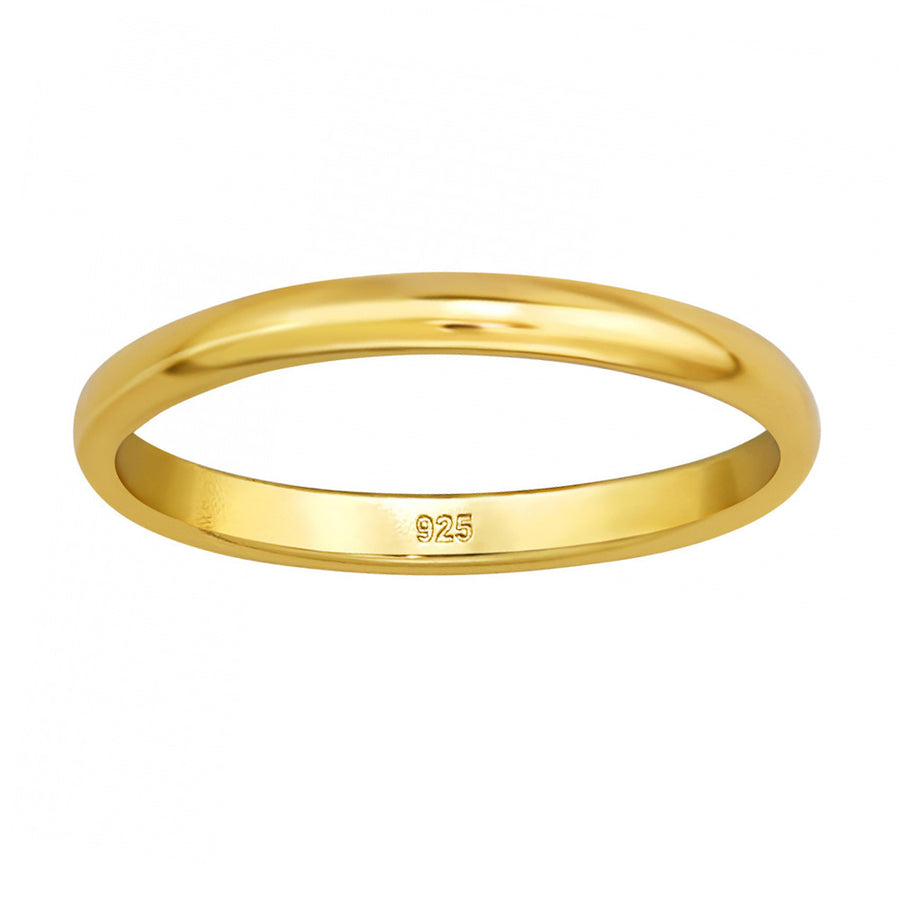 Plain Gold Midi Ring – Shop Dixi