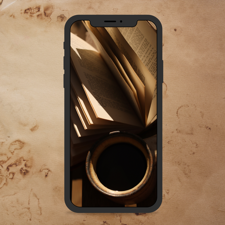 Cosy Academia Phone Screensaver