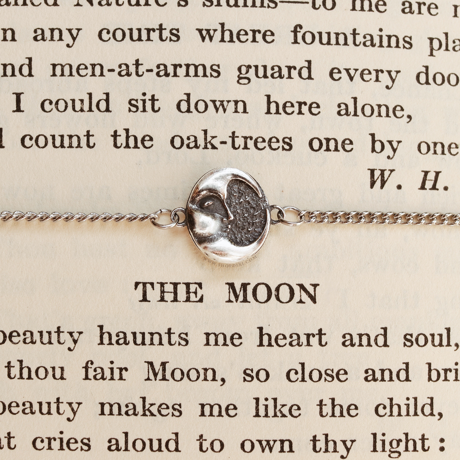 Shop Dixi 90s Whimsigoth Charmed Practical Magic Witch Crescent Moon Face Bracelet