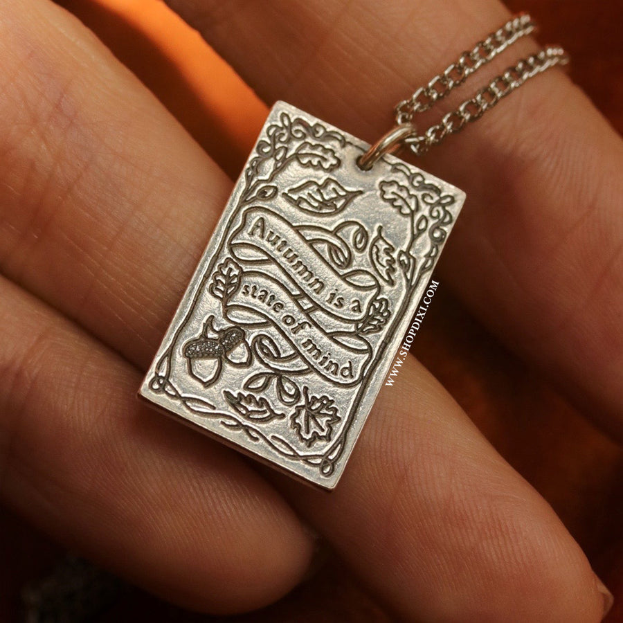 Autumn Is A State Of Mind Tarot Necklace