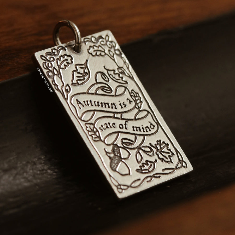 Autumn Is A State Of Mind Tarot Necklace