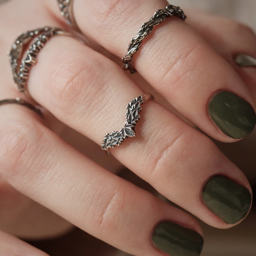 rings | cardigans and necklaces
