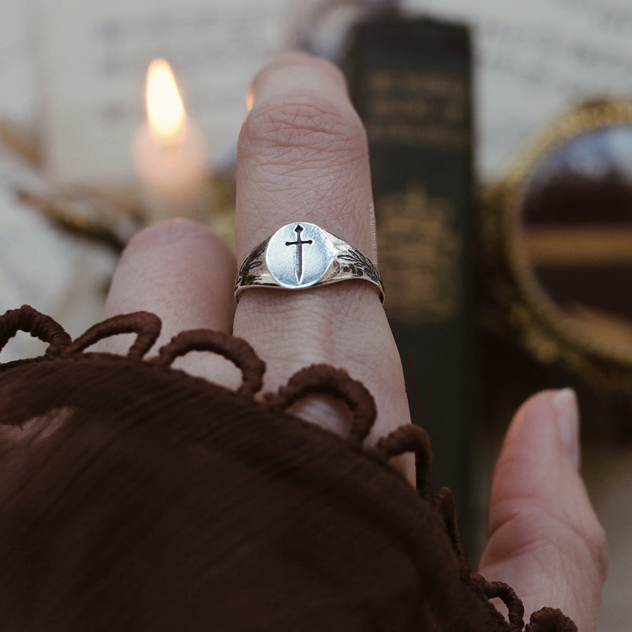 Tudor Secret Society Signet Ring