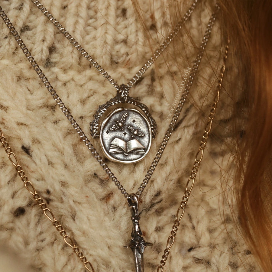 Autumn Aesthetic Spinner Necklace