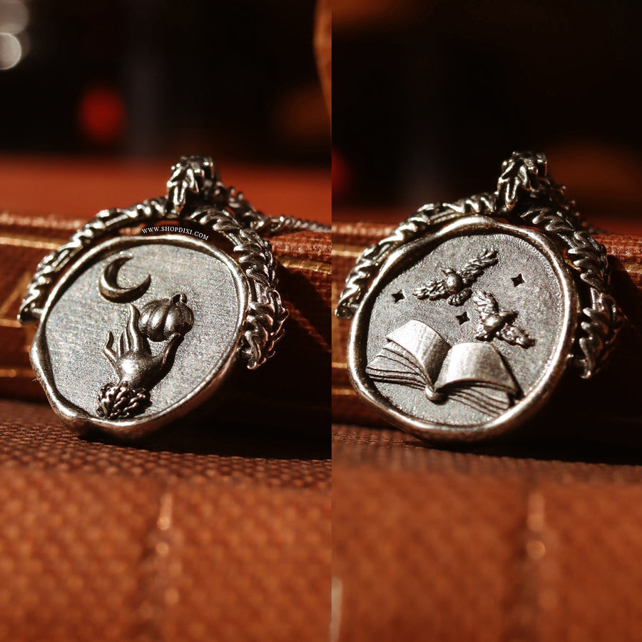 Autumn Aesthetic Spinner Necklace