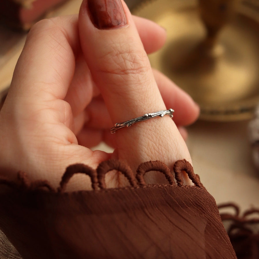 Shop Dixi Gothic Ring Nature Inspired Single Wrap Thorn Branch Ring
