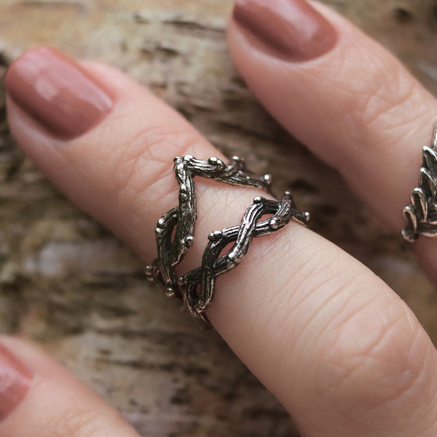 Silvestre Double Branch Midi Ring Set of 2