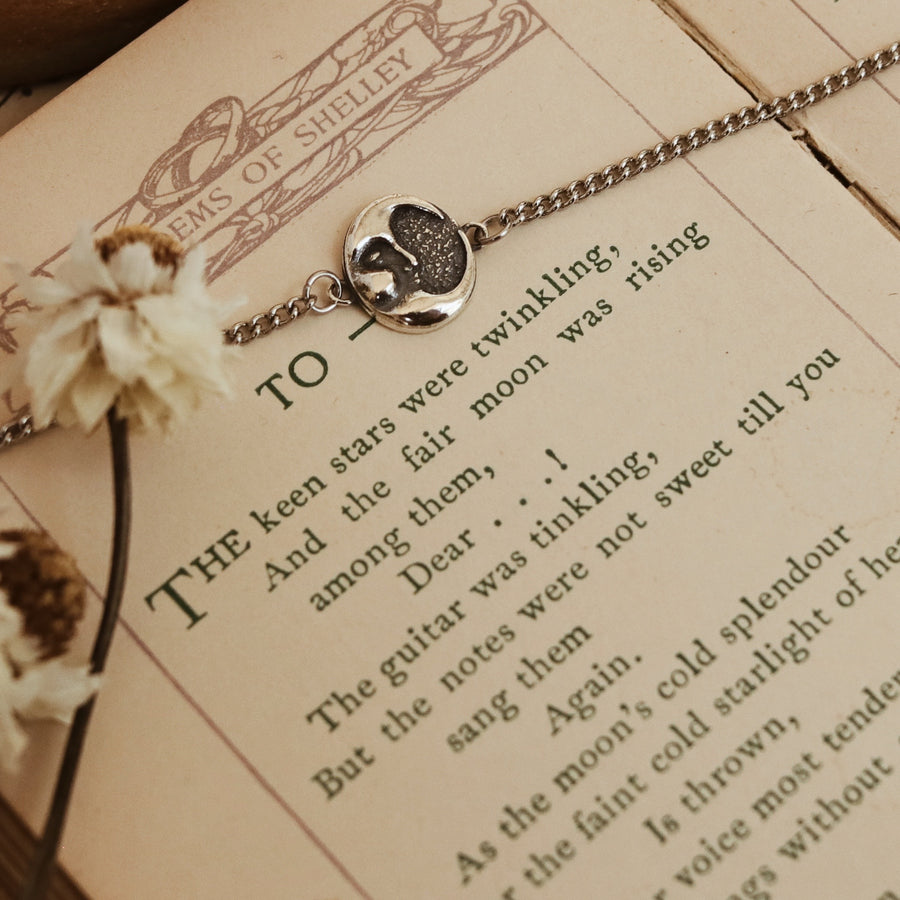 Shop Dixi 90s Whimsigoth Vintage Aesthetic Magic Witch Crescent Moon Lovers Bracelet