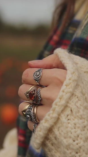 Witchy Autumnal Rings