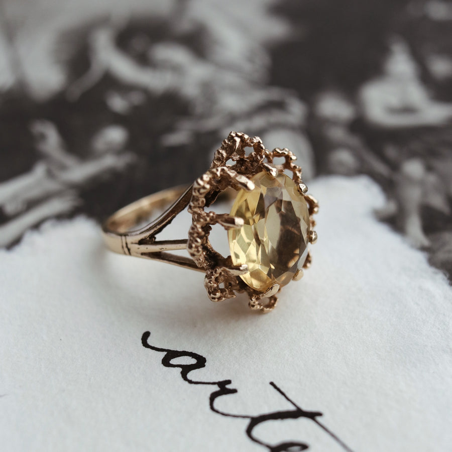 Antique | Ilia Citrine Ring