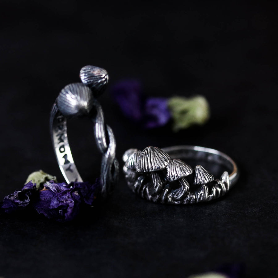 Wiccan Toadstool Rings from Shop Dixi