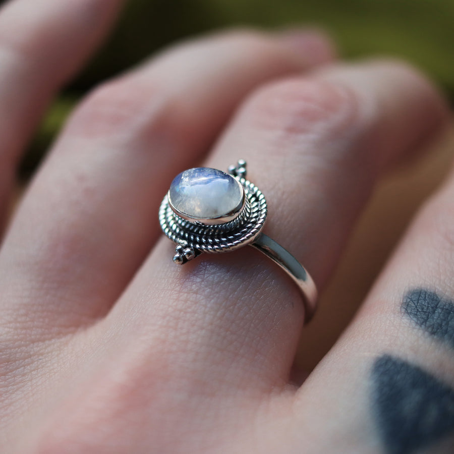 Serena Moonstone Ring