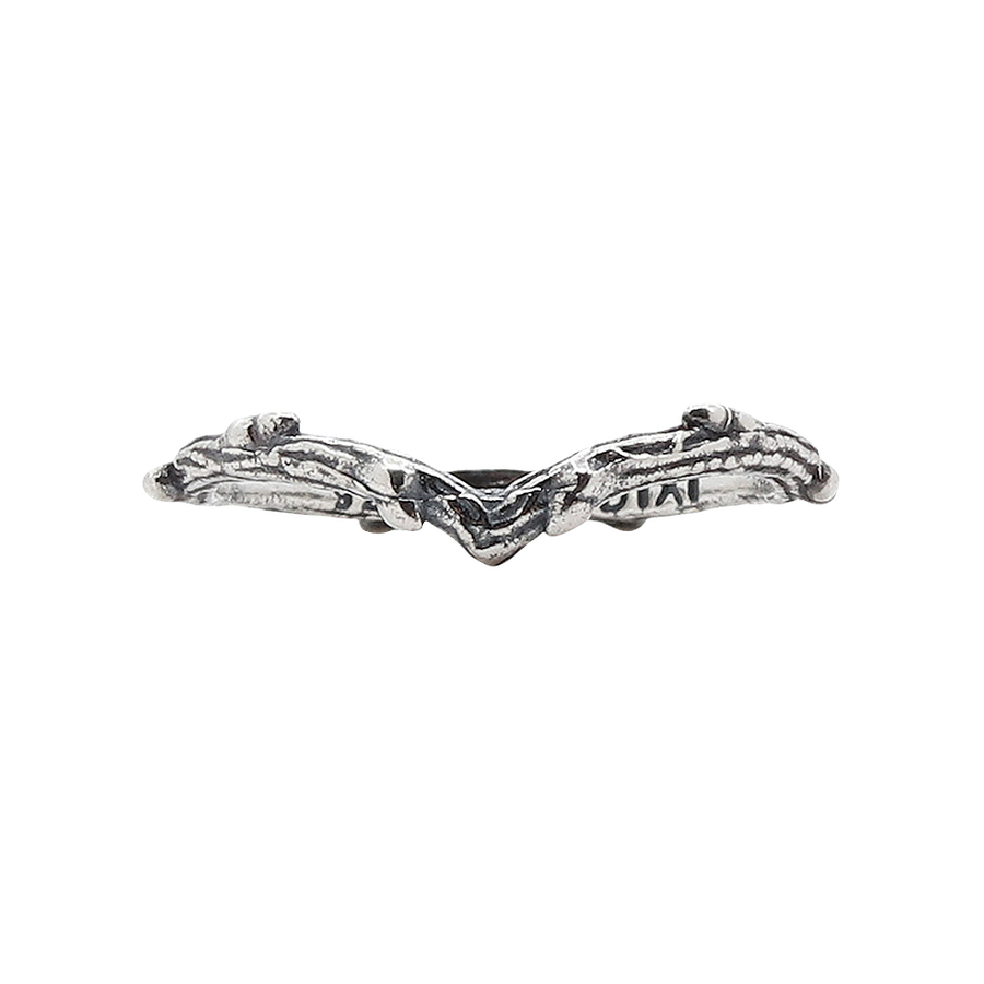 Sterling Silver Thorn Branch Twig Gothic Ring by Dixi