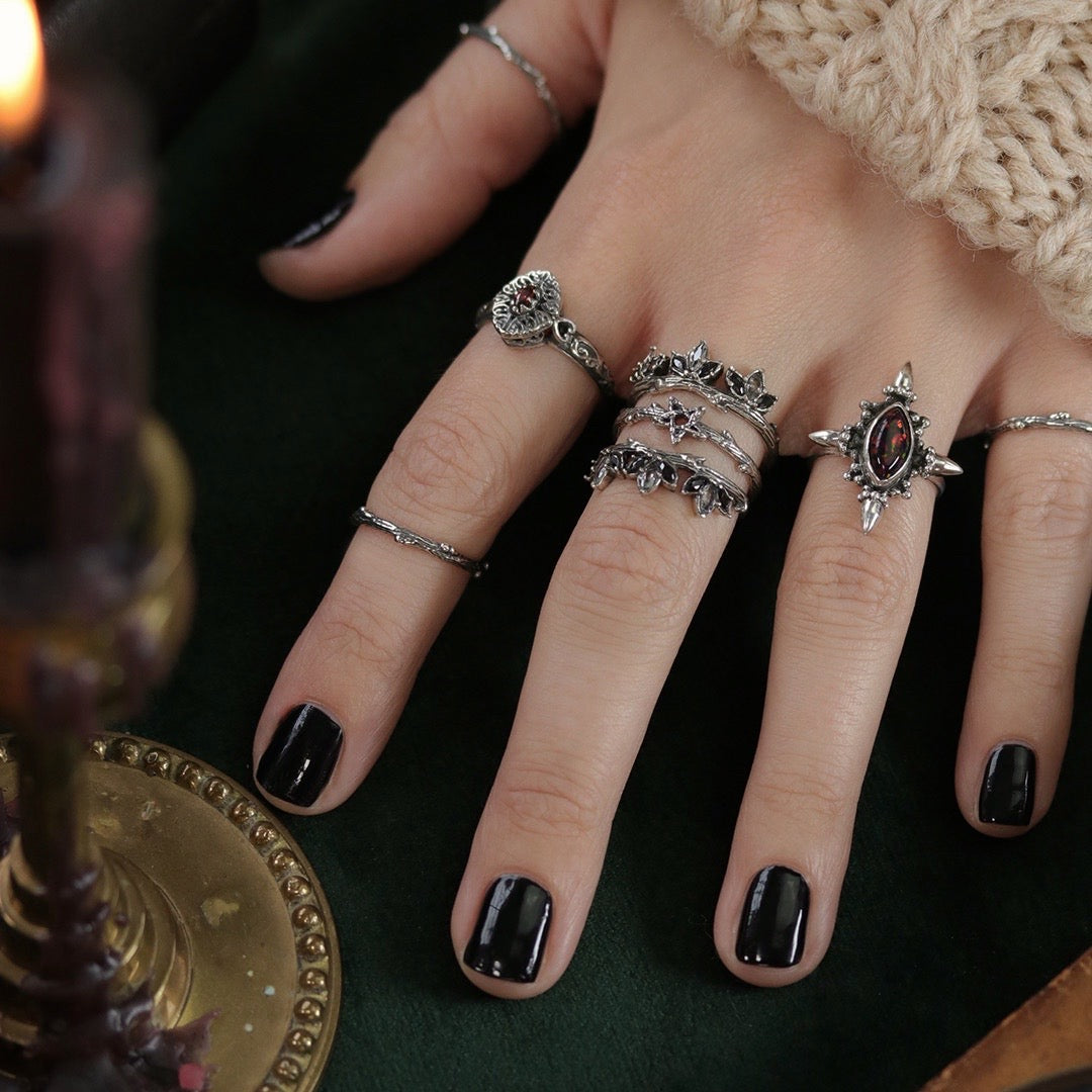 Willow Magick Pentacle Thorn Ring – Shop Dixi