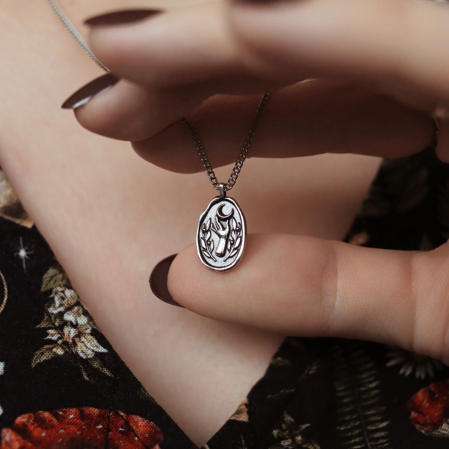 © Selene Wax Seal Necklace