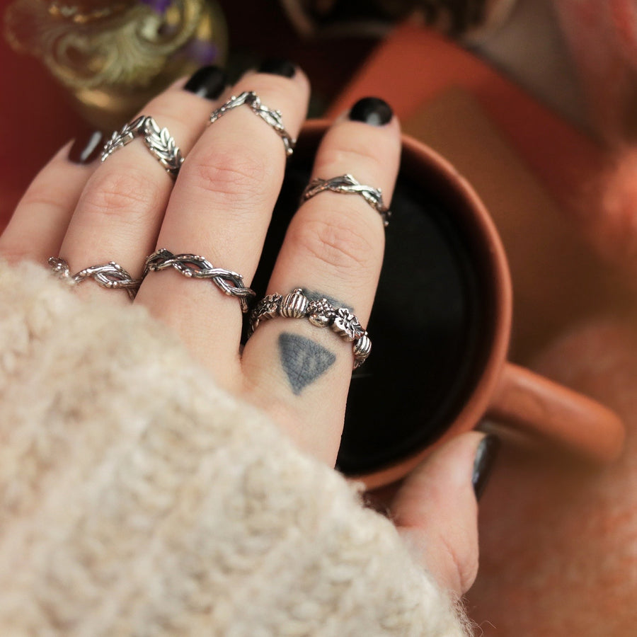 Shop Dixi Boho Witchy Sterling Silver Rings