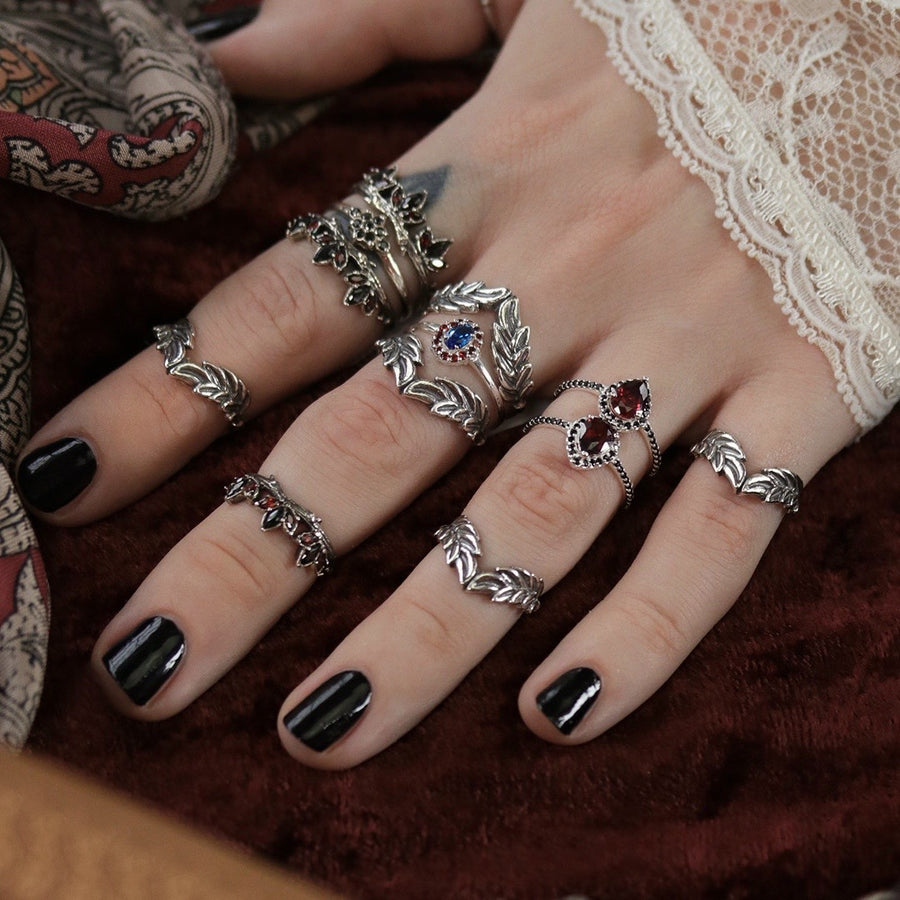 Royalcore Regal Gothic Sterling Silver Rings from Shop Dixi