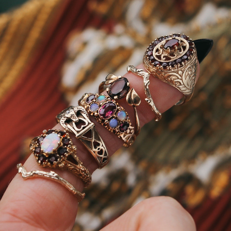 Vintage | Effie Garnet Ring