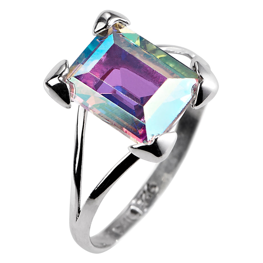 Aster Mystic Sterling Silver Ring