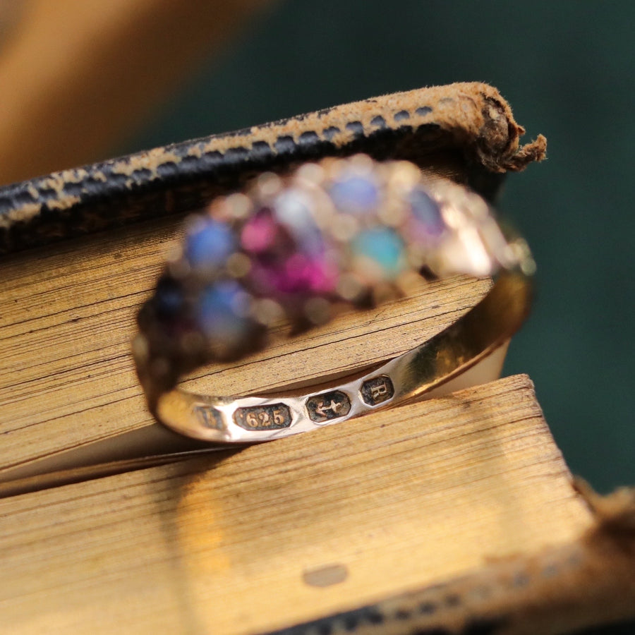 Antique | Abel Victorian Almandine & Opal Ring