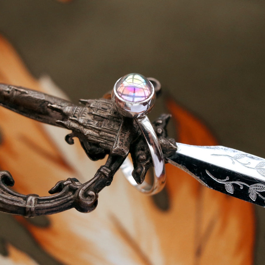 Witches Crystal Mystic Opal Ring