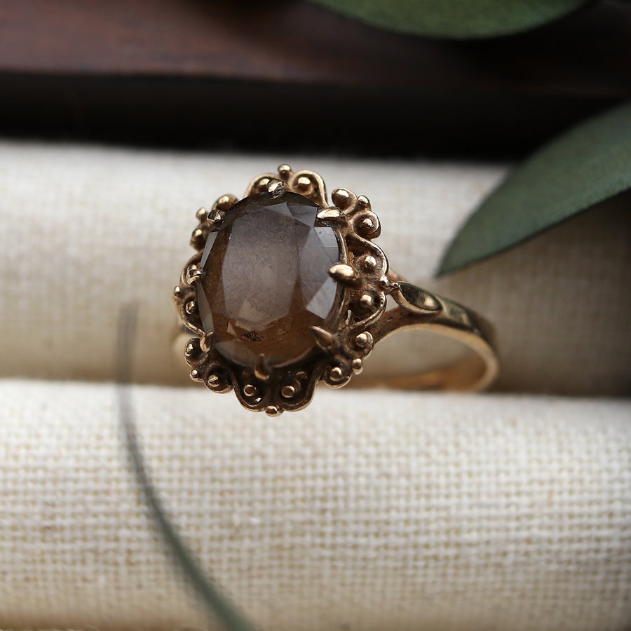 Vintage | Charlotte Smoky Quartz Ring