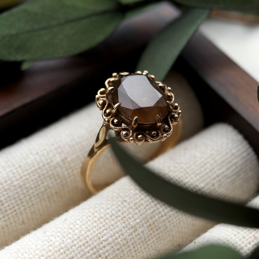 Vintage | Charlotte Smoky Quartz Ring